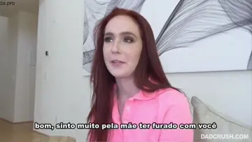 Padrasto malandra comendo a enteada para se vingar da esposa